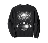 Diagramme Galaxie et orbite planétaire du Mouvement Cosmique Sweatshirt