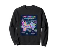 Diagramme Scientifique drôle d'anatomie de la Structure de l'oreille Sweatshirt