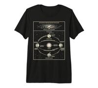 Diagramme Scientifique Spatial de l'orbite terrestre et du Mouvement Solaire T-Shirt Haut de Gamme