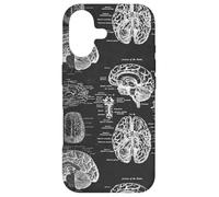 Diagrammes médicaux Vintage d'anatomie cérébrale Coque pour iPhone 17