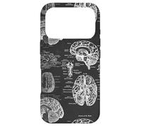 Diagrammes médicaux Vintage d'anatomie cérébrale Coque pour iPhone 17 Pro
