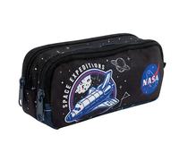 Diakakis Trousse à crayons avec 2 compartiments pour enfants, Nasa, Moderne