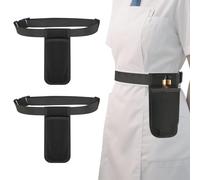 Diakey 2 Pack Bouteille d'huile de massage Boîtier 1 poche, sac lotion sac porte-taille avec ceinture réglable, fournitures de thérapie de massage pour thérapeute Accessoires d'accès facile