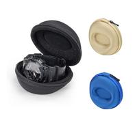 Diakey Lot de 3 boîtes de rangement rigides pour montres et montres intelligentes avec mousse souple pour homme et femme, 3 couleurs