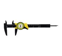 Diàl Calīper 6 Inch - Imperial Reading | 3 into 1 ID OD Depth Gauge | Direct Readout Face for Precise Inside Outside Dimensions, Fits Jewelry Model Hobby DIY Hardware Parts & Student Lab Use
