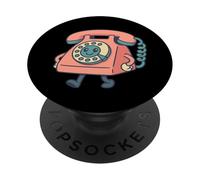 Dial It Back. Retro Tech Nostalgia, Vintage PopSockets PopGrip Adhésif