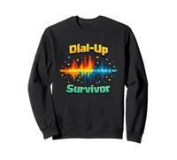 Dial-Up Survivor Retro Internet, Technologie et Nostalgie des années 90 Sweatshirt