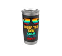 Dialecte amusant du Yorkshire Keep Thi Sen Calm It'll Be Reyt Gobelet isotherme en acier inoxydable double paroi