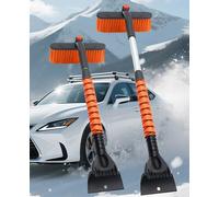 DIALFA Brosse à Neige et Grattoir pour Voiture pour Aston Martin DB11 2016-2025, Grattoir à Neige Amovible 3 en 1, Set de Nettoyage de Voiture en Hiver, Grattoir Pare Brise Voiture