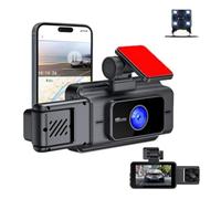 DIALFA Dashcam Voiture pour Cupra Formentor VZ5 Leon VZx Ateca, Avant Arrière avec App Contrôle Vision Nocturne, Stationnement 24H, Capteur G, Grand Angle 170°, Installation Facile