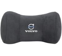 DIALFA Oreiller de Cou de Voiture pour Volvo S60 S80 S90 XC40 XC60 XC90 V40 V60 V70 V90,Coussin de Repose-Cou Confortable et Respirant, Coussin Appuie Tete Voiture pour Voyage et Conduite,A Black