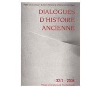 Dialogues D'histoire Ancienne 32/2