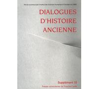 Dialogues d'Histoire Ancienne, Supplement 10/2014. Identité Ethnique et Culture Materielle Dans le