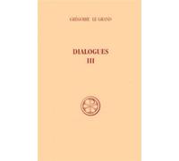 Dialogues tome 3 - Grégoire I - Cerf - broché - Essai