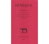 Dialogues, tome IV : De la providence - De la constance du sage - de la tranquilité de l'âme - de l'oisiveté