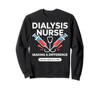Dialyse infirmière Fille néphrologie Soins Infirmiers Sweatshirt