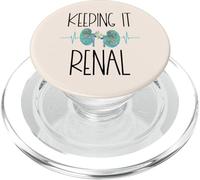 Dialysis Tech Kidney Team Keepin It Infirmière néphrologie rénale PopSockets PopGrip pour MagSafe