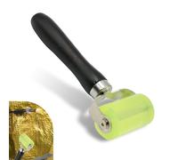 Diamall 1 rouleau de roue d'insonorisation audio de voiture, 3,6 x 5,1 cm, application de filtre de bruit pour papier peint, rouleau en caoutchouc insonorisant de voiture, universel pour la plupart