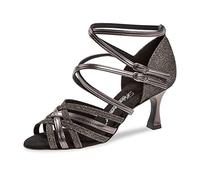 Diamant Chaussures de Danse Femmes 108-087-521-V - Similicuir/Bronze pailleté - Normal - 6,5 cm Flare - Taille: UK 3