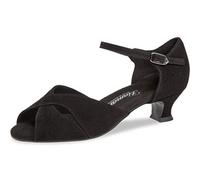 Diamant Chaussures de Danse pour Femmes 162-011-001-V - Suède Noir - 4,2 cm Spanish - VarioSpin - Taille: UK 8