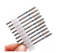 diamant clou de perçage, Lot de 10 forets à ongles multicolores, outils de manucure, accessoires for enlever les cuticules(Mt-10pc-ga-18)