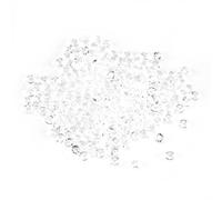 Diamant Confetti Diamants Pour La Décoration, 1000 Pcs / Sac 3mm Perles Acryliques Remplisseur De Vase Décor De Fête De Mariage Accessoires De Bricolage Cristal Acrylique Transparent(Transparence)