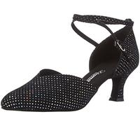 Diamant Damen Tanzschuhe 105-068-155, shoes femme - Schwarz (Schwarz/Multicolor), 38 2/3EU