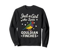Diamant de Gould Just a Girl Who Loves Gouldian Finch Sweatshirt