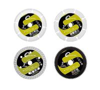 Diamant Disque a Tronconner 75mm - 4Pièces Bois Disque/Béton Disque/Acier Disque/Metall Disque for Porcelaine Céramique Panneaux Métal Doux Plastique SANLEETEK