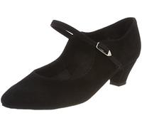 Diamant Femmes Chaussures de Danse 050-047-001 - Suède Noir - 4,5 cm Cuban - Taille: UK 5