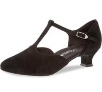 Diamant Femmes Chaussures de Danse 053-014-001 - Suède Noir - 4,2 cm Spanish - Taille: UK 2,5