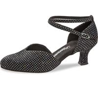 Diamant Damen Tanzschuhe 105-068-155, shoes femme - Schwarz (Schwarz/Multicolor), 38 2/3EU