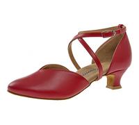 Diamant Femmes Chaussures de Danse 107-013-037 - Cuir Rouge - 4,2 cm Spanish - Special Edition - Taille: UK 4