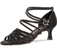 Diamant Femmes Chaussures de Danse 108-064-040 - Nubuk Noir - 5 cm Latino - Taille: UK 2,5