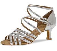Diamant Femmes Chaussures de Danse 108-077-013 - Argent - 5 cm Flare - Taille: UK 3