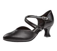 Diamant Femmes Chaussures de Danse 113-009-034 - Cuir Noir - 5,5 cm Spanish - Taille: UK 1,5