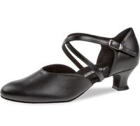 Diamant Femmes Chaussures de Danse 148-112-034 - Cuir Noir - Extra Large - 4,2 cm Spanish - Taille: UK 6,5