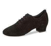 Diamant Femmes Chaussures d'entraînement 189-234-001 - Cuir Velours Noir - Normal - 3,7 cm Cuban - Taille: UK 8