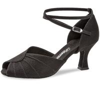 Diamant Garçon Fille Chaussures de Danse Latine pour Femme 027-060-040 Salon, Noir, 34 EU