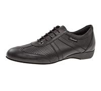 Diamant Hommes Ballroom Baskets 123-225-070 - Cuir/Velours Noir - Large - Talon compensé de 2,5 cm - Semelle en Daim - Taille: UK 9