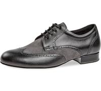 Diamant Hommes Chaussures de Danse 099-025-376 - Cuir/Suède Noir/Gris - Large - 2 cm Standard [UK 9]