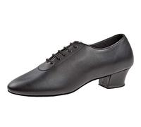 Diamant Hommes Chaussures de Danse Latine 091-024-028 - Cuir Noir - Normale - 4 cm Latine [UK 4]