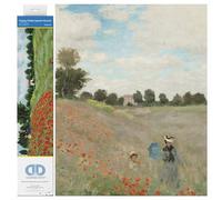Kit de peinture diamant, Poppy Fields (Monet)