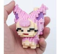 Diamant micro blocs de construction petites particules Pokémon Vers le chat queue Assemblage de jouets