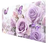 Diamant Painting fleur Papillon-3, DIY Diamant Complet Kits 35x70cm z0-132 | Full Drill Strass Cristal Point de Croix Painting pour Adultes, Débutants Maison Décor, Cadeau Homme Femme