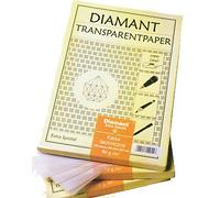 Diamant Papier calque professionnel transparent 100 feuilles A4 90g/m2 pour imprimante laser, encre, photocopie, dessin