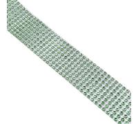 diamant Ruban strass adhésif, Ruban à maille diamantée multicolore de 4 cm, 2 5 mètres, for les créations mariage et loisirs créatifs(P08,5yards)