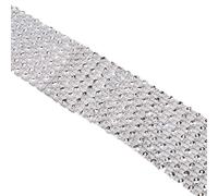 diamant Ruban strass adhésif, Ruban à maille diamantée multicolore de 4 cm, 2 5 mètres, for les créations mariage et loisirs créatifs(P02,5yards)