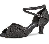 Diamant TANZSCHUHMANUFAKTUR Femme 141-067-550 Chaussure de Danse, Schwarz Glitzer, 39 1/3 EU Large
