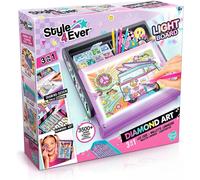 Canal Toys - Mallette Lumieuse Style 4 Ever - Diamant'Art Activité Manuelle pour 6 ans+ - OFG 300
